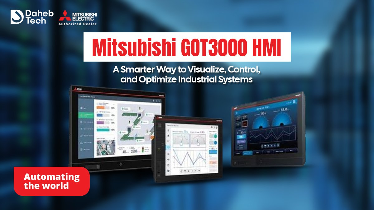Mitsubishi GOT3000 HMI Smart Factory Industrial Automation